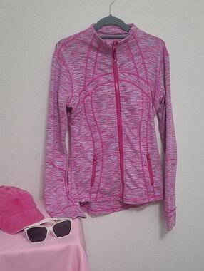 lululemon Vintage "Wee are From Space" Pink Full-Zip Define Jacket.